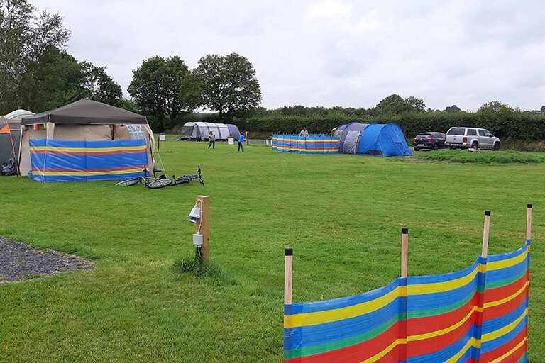 Robins Nest Camping Pitches